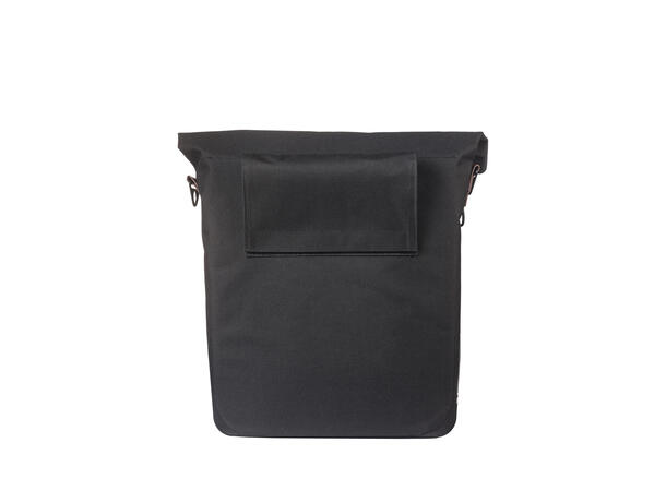 Basil City Shopper MIK Hooks Sideveske Sort, 16 liter, MIK Hooks System 