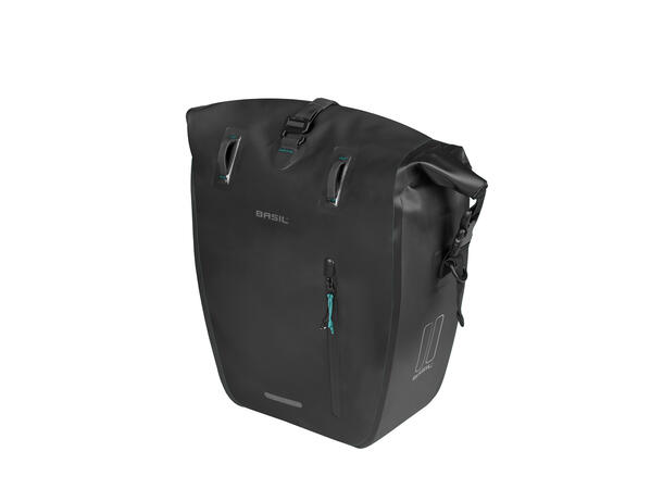 Basil Rivo MIK Hooks Sideveske 15-31Liter, MIK Hooks System, Vanntett 