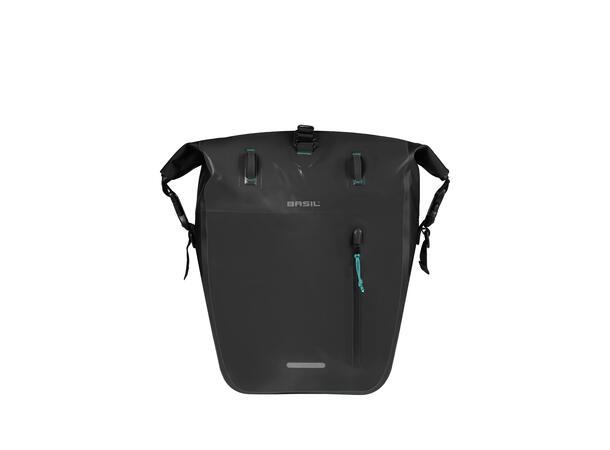 Basil Rivo MIK Hooks Sideveske 15-31Liter, MIK Hooks System, Vanntett 