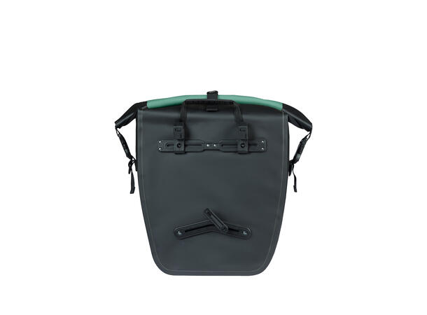 Basil Rivo MIK Hooks Sideveske L Grønn, 31Liter,MIK Hooks System,Vanntett 