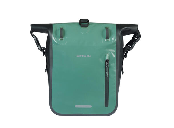 Basil Rivo MIK Hooks Sideveske M Grønn, 15Liter,MIK Hooks System,Vanntett 