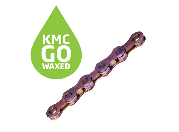 KMC TT12 Go Waxed Kjede NeoChrome 12-Delt, 126 ledd, 5.2mm 