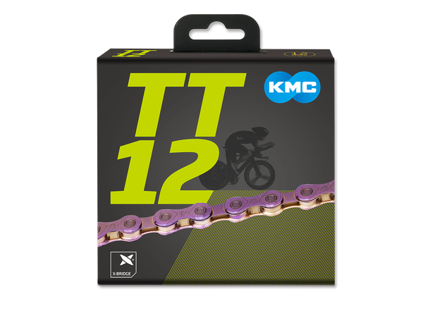 KMC TT12 Go Waxed Kjede NeoChrome 12-Delt, 126 ledd, 5.2mm 