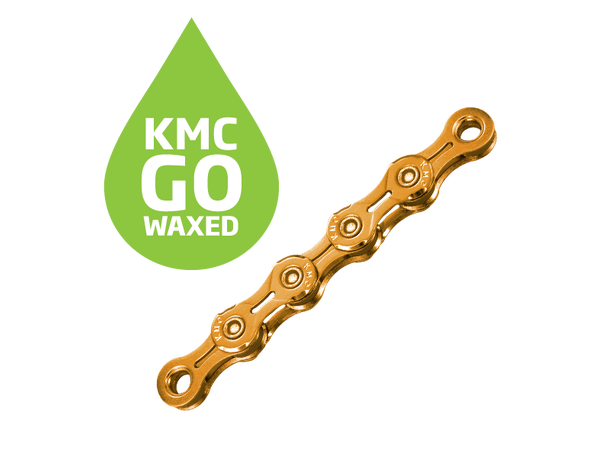KMC X11 Ti-N Go Waxed Kjede Gull 11-Delt, 118 ledd, 5.65mm 