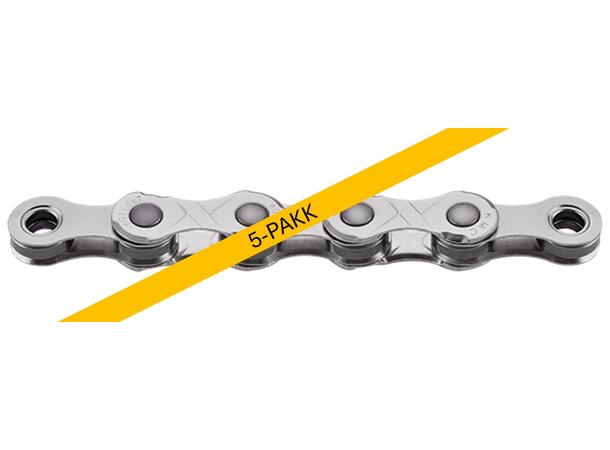 KMC eGlide EPT El-Sykkel Kjede Sølv 5pk 9-11-Delt, 5x132 ledd, Cues, Rustfritt 