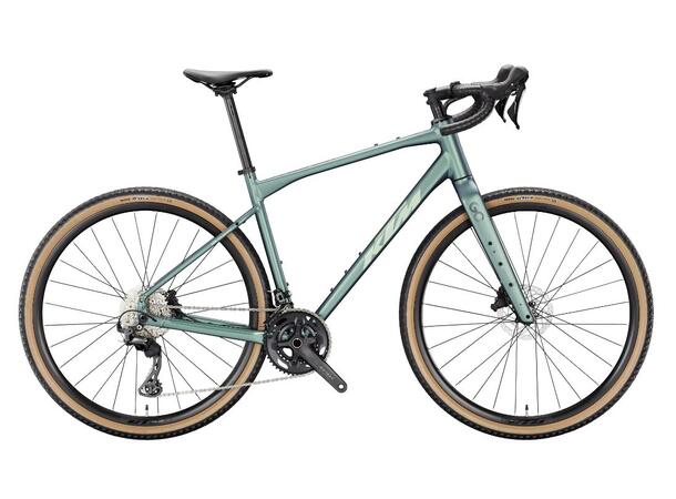 KTM Gravelator 10 XS/49, Blå/Grønn Matt, 6 