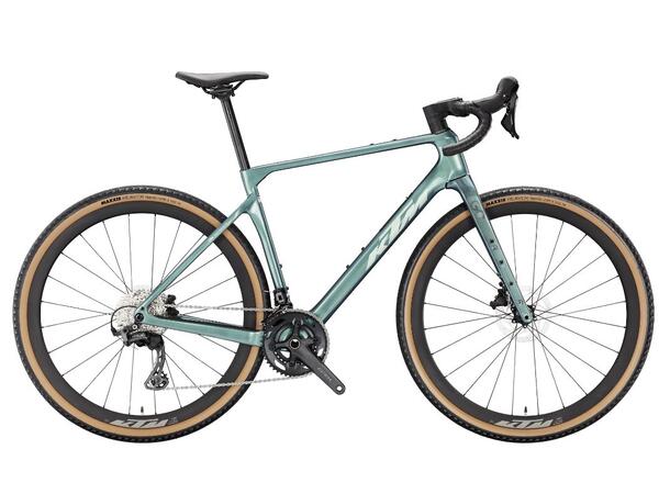 KTM Gravelator Elite 2x XS/49, Blå/Grønn, 6 