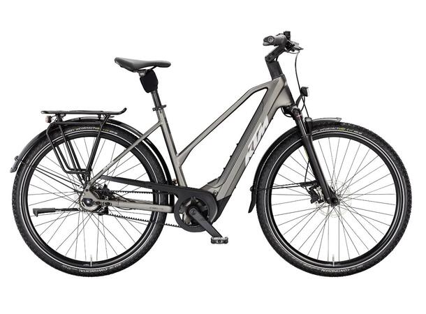 KTM Macina City PX 830 Belt Grå Matt, Bosch PX, 800wh, 6 