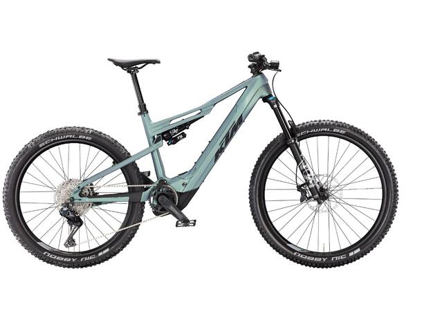 KTM Macina Kapoho 8972 L Di2 Blå/Grønn Matt, Bosch CX, 800wh, 6 