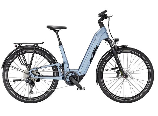 KTM Macina Style FS Prime Di2 Blå Matt, Bosch CX, 800wh, 6 