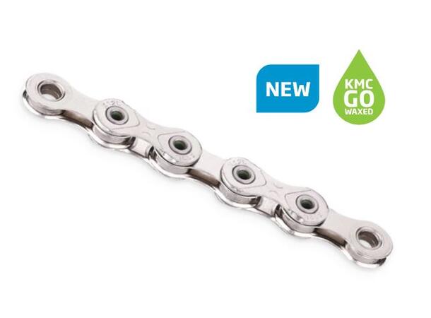 KMC X12L Go Waxed Kjede Sølv 12-Delt, 126 ledd, 5.2mm 