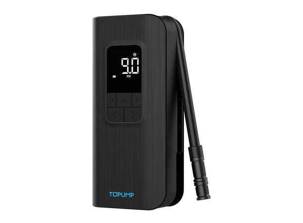 Topump A12 Elektrisk Pumpe LED-Display, 150psi, 410g, 4000mAh 