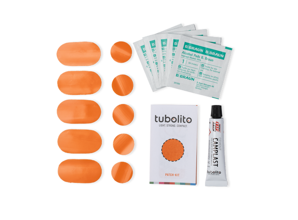 Tubolito TPU Lappesaker Sett m/10 lapper, lim og wipes 