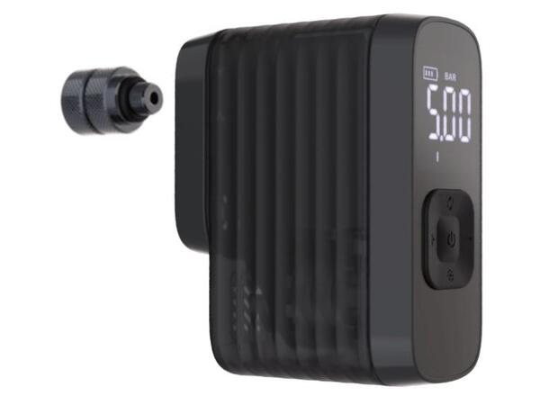 BBB BarBank BMP-201 Elektrisk Minipumpe LED-Display, 120psi/8.2bar, 160g, 600mAh 