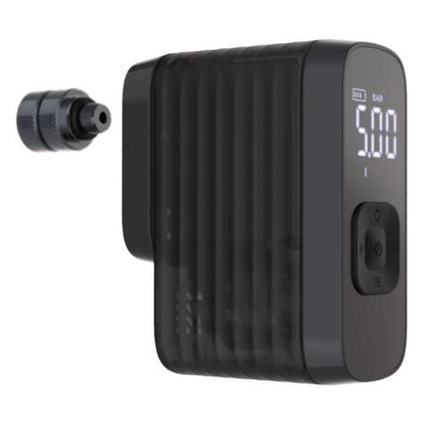 BBB BarBank BMP-201 Elektrisk Minipumpe LED-Display, 120psi/8.2bar, 160g, 600mAh