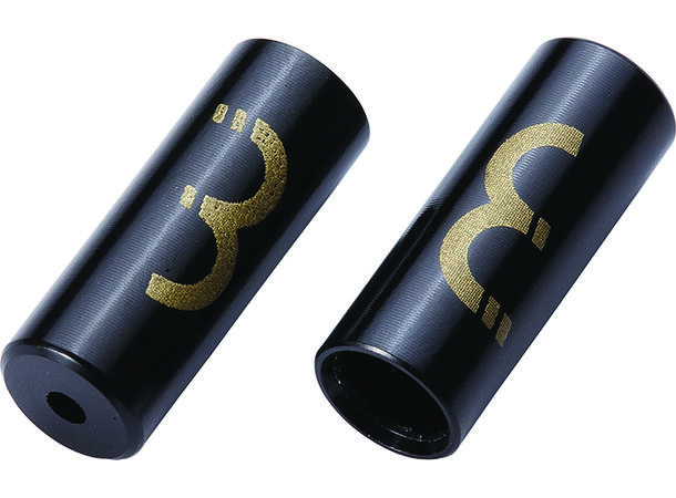 BBB CableEnd BCB-152 Endehylser 4mm, 10stk, sort alu, m/støvpakning 