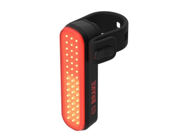BBB SignalBrake BLS-256i Baklykt 50+50 lumen, Bremselys, USB-C, Sort 