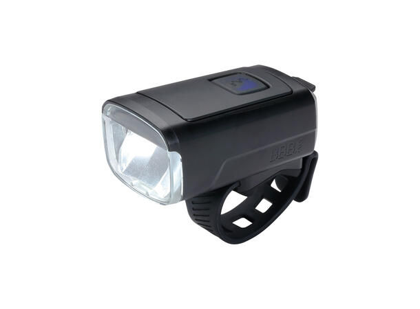 BBB Stud 50 Strap BLS-230 Frontlykt 200 lumens, USB, Sort 
