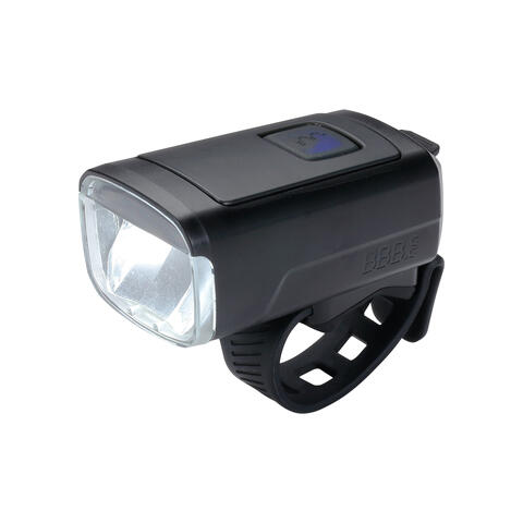 BBB Stud 50 Strap BLS-230 Frontlykt 200 lumens, USB, Sort
