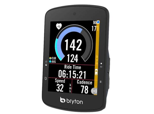 Bryton Rider S510 E GPS Computer 2.8", fargeskjerm-touch, full GNSS, 96g 