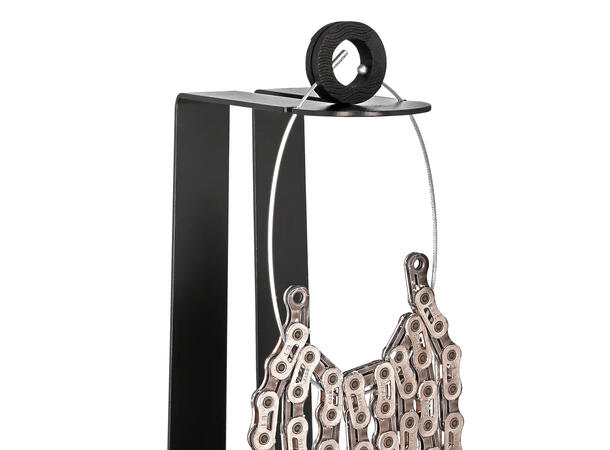 Cyclowax Chain Hanger Kjedeholder Stativ Sort, alu, 39cm 