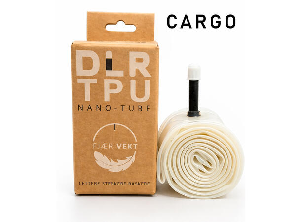 DLR Nano Bil CARGO TPU Slange 24" x 1.75-2.50, 35mm ventil, 116gr 