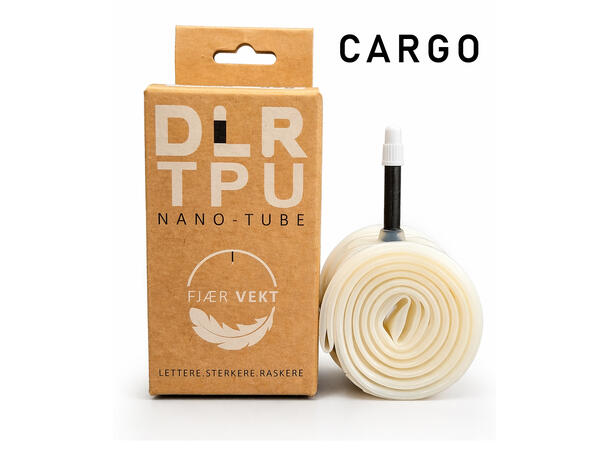 DLR Nano Presta CARGO TPU Slange 26" x 1.75-2.50, 45mm ventil, 124gr 