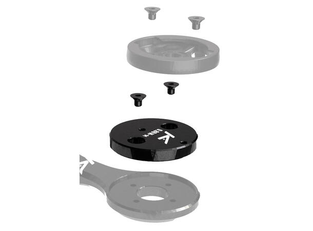 K-Edge Garmin EDGE 1050 Offset Spacer alu, 3mm høyde, ink. skruer 