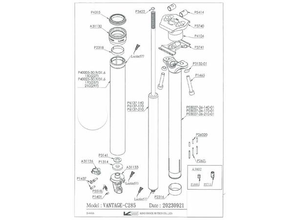 KS Vantage Cartridge 210 - 170mm, 2023 > 