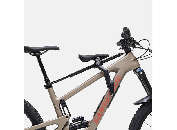 Kids Ride Shotgun Pro EVO Barnesete Front montert, fra 9 mnd., ink. styre 