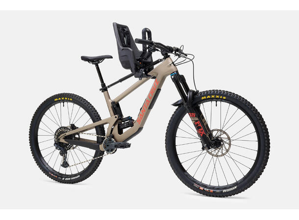 Kids Ride Shotgun Pro EVO Barnesete Front montert, fra 9 mnd., ink. styre 