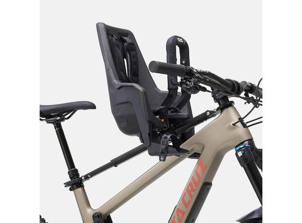 Kids Ride Shotgun Pro EVO Barnesete Front montert, fra 9 mnd., ink. styre 