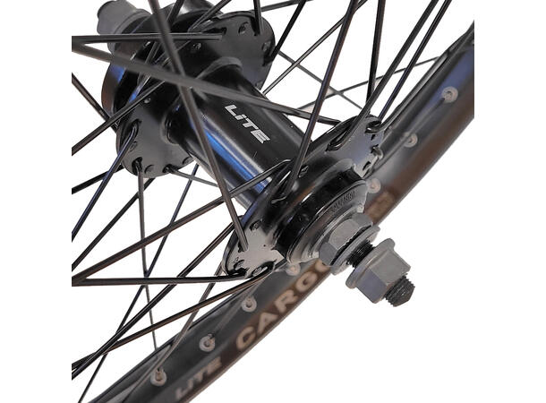 LITE CARGO Disc IS 20"/406mm Hjul DB32 Cargo felg, 3/8"x100mm fast aksling 