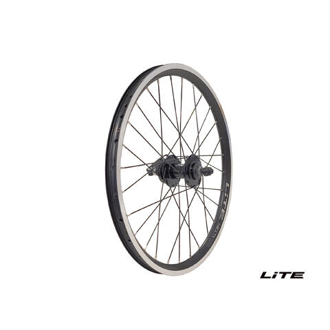 LITE V-brems/DiscIS 20&quot;/406 Forhjul Sort NEXT II felg, 5x100mm, Stikkakse