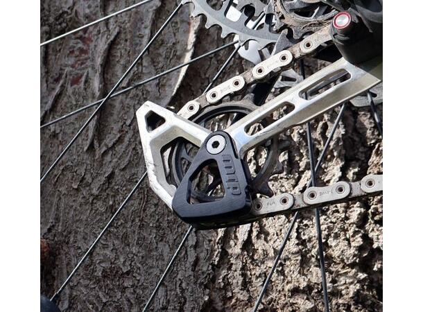 MRP Cage Guard Sram T-Type Delrin, sort, rustfri skrue, 8gr 