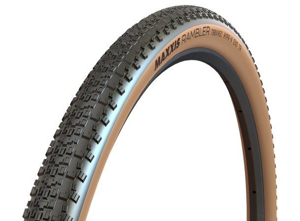 Maxxis Rambler 28"Gravel HYPR-X TR Dekk 40/50-622, EXO, E25, 120TPI, Tanwall 
