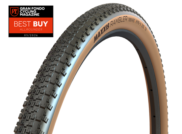 Maxxis Rambler 28"Gravel HYPR-X TR Dekk 40/50-622, EXO, E25, 120TPI, Tanwall 