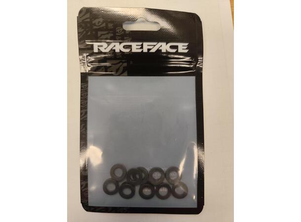 Race Face Tubeless Ventil Spacer 10stk Offset, plast, for ARC/AR felger 