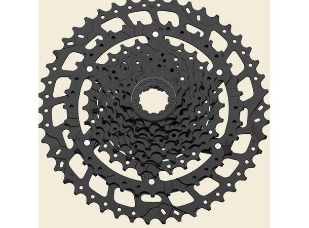 Sunrace CSU980 9-Delt Kassett 11-46T, XXXgr, Sort, Cues kompatibel 