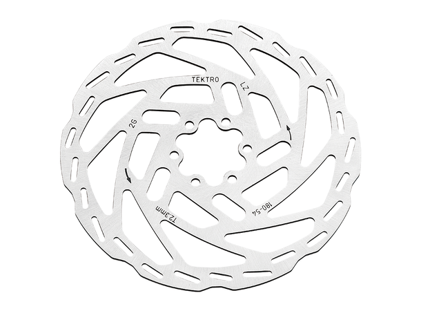 Tektro TR-54 IS 2.3 Bremseskive 180mm 2.3mm, 6-Bolt, 4-piston design 
