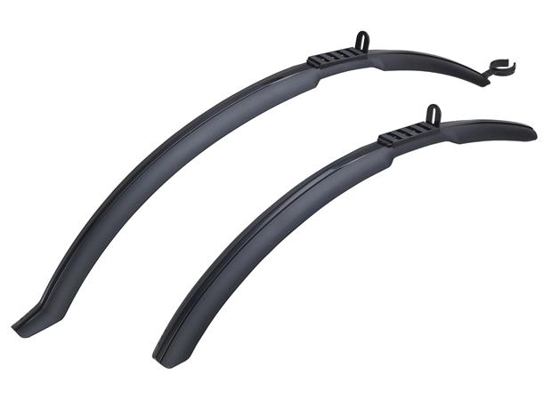 BBB RainProtectors BFD-25 Skjermsett 26"-28", Clip-on sort plast 