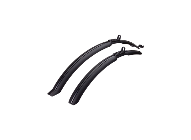 BBB RainProtectors BFD-25 Skjermsett 26"-28", Clip-on sort plast 