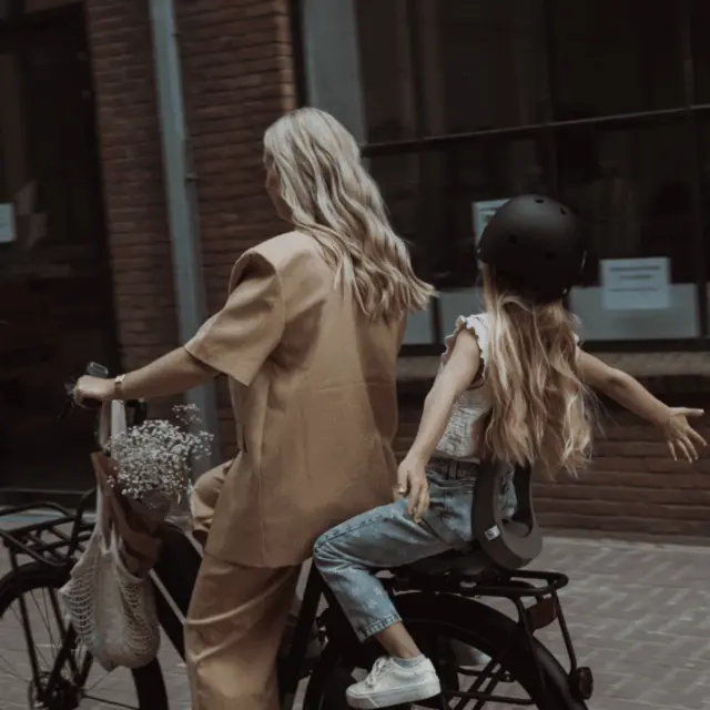 Urban Iki Junior Sete Bak Suzume Grå/Bincho Sort, Bagasjebrett 