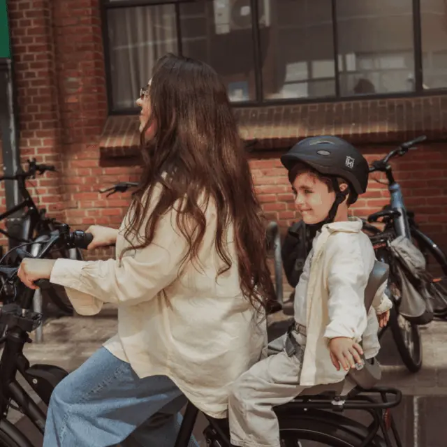 Urban Iki Junior Sete Bak Suzume Grå/Bincho Sort,U/rammemontering 