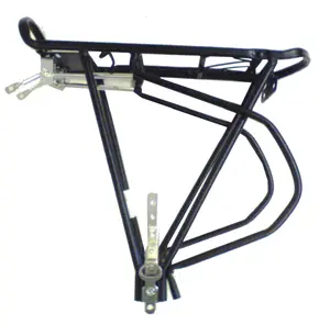 Bagasjebrett bak justerbar 26-29", m/bøyle, sort, alu