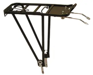Bagasjebrett bak justerbar sort 26-29", sort, alu