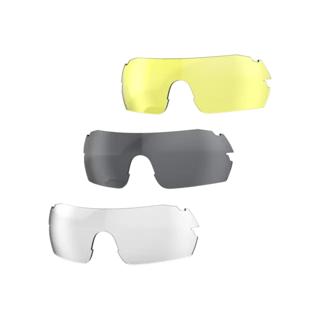 BBB FullView BSG-63 Brille Blå MLC, Gule og klare ekstra glass 