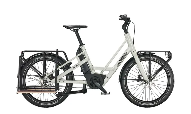 KTM Macina Multi Urban US Sølv/Grå46cm Bosch Perf, 500Wh, 2 