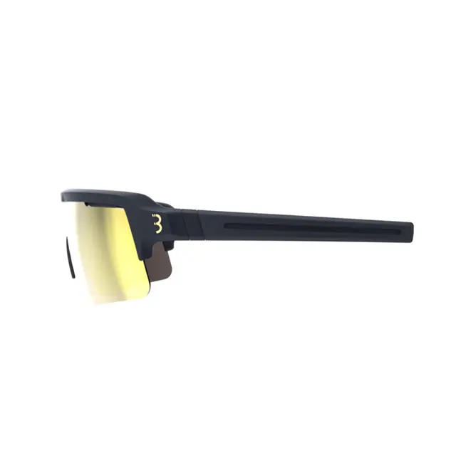 BBB Fuse BSG-65 Brille Sort/Gull MLC, Gule og klare ekstra glass 