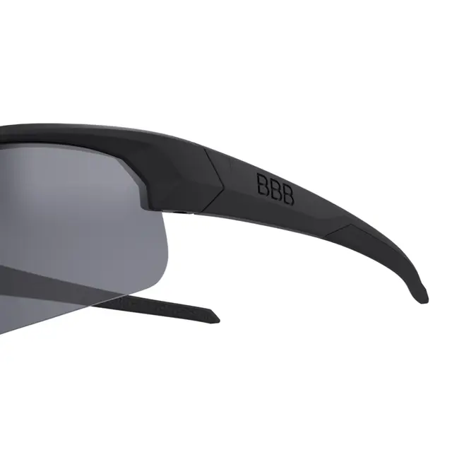BBB Impress BSG-68 Brille Matt Sort Small, MLC, Gule og klare ekstra glass 